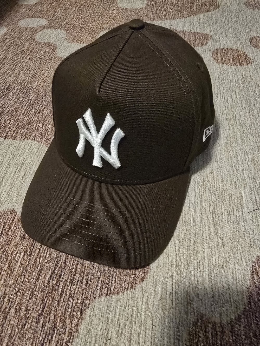 New Era 9forty New York Yankees Brown Snapback Baseball Cap